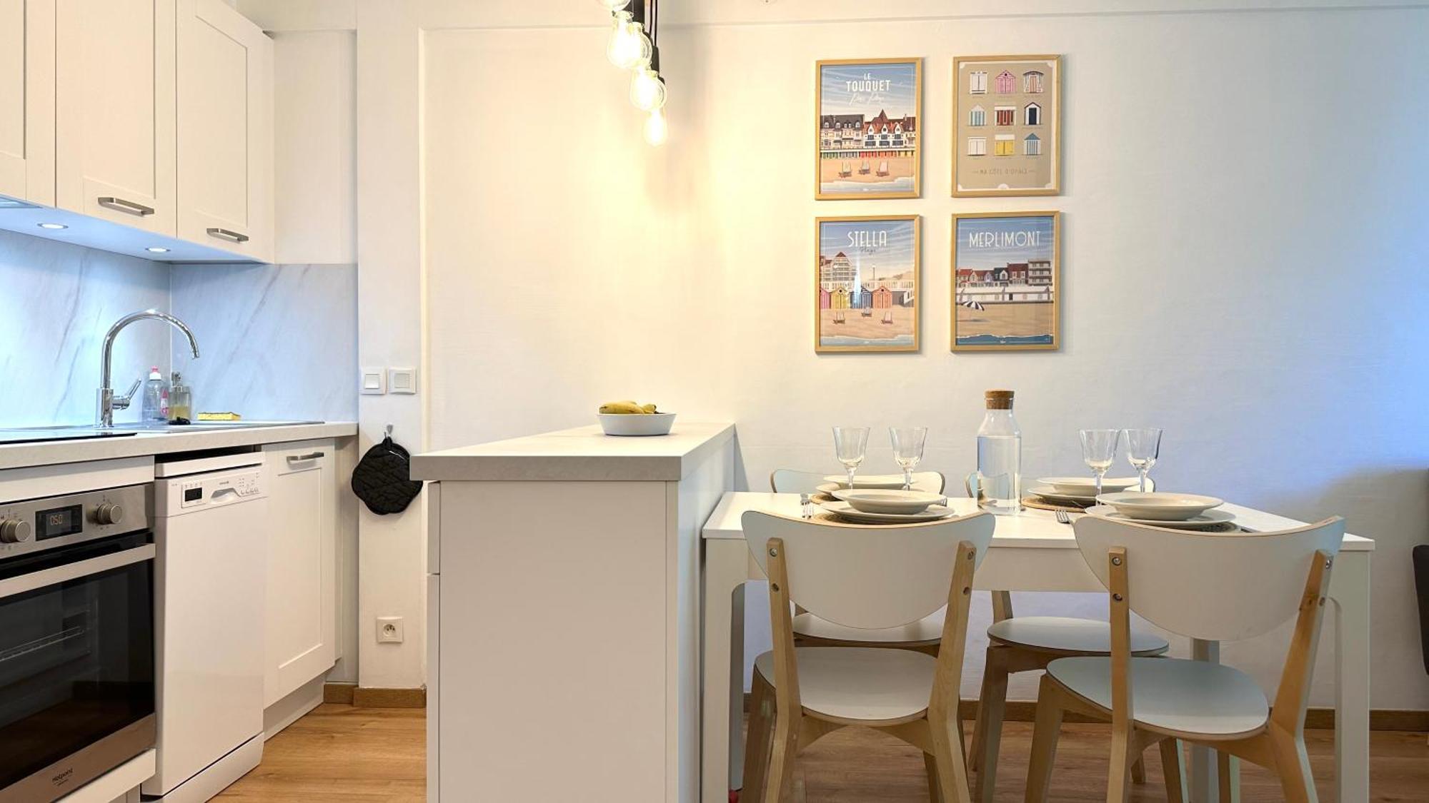 Appt 4 Pers-2 Chb-2 Sdb-Piscine-Linge Inclus-Literies Faites A L'Arrivee Inclus-Parking Appartement Le Touquet Buitenkant foto