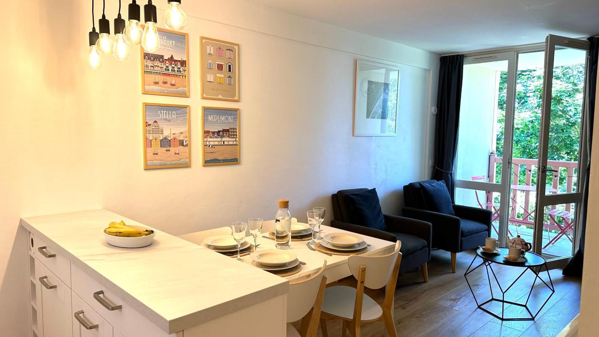Appt 4 Pers-2 Chb-2 Sdb-Piscine-Linge Inclus-Literies Faites A L'Arrivee Inclus-Parking Appartement Le Touquet Buitenkant foto